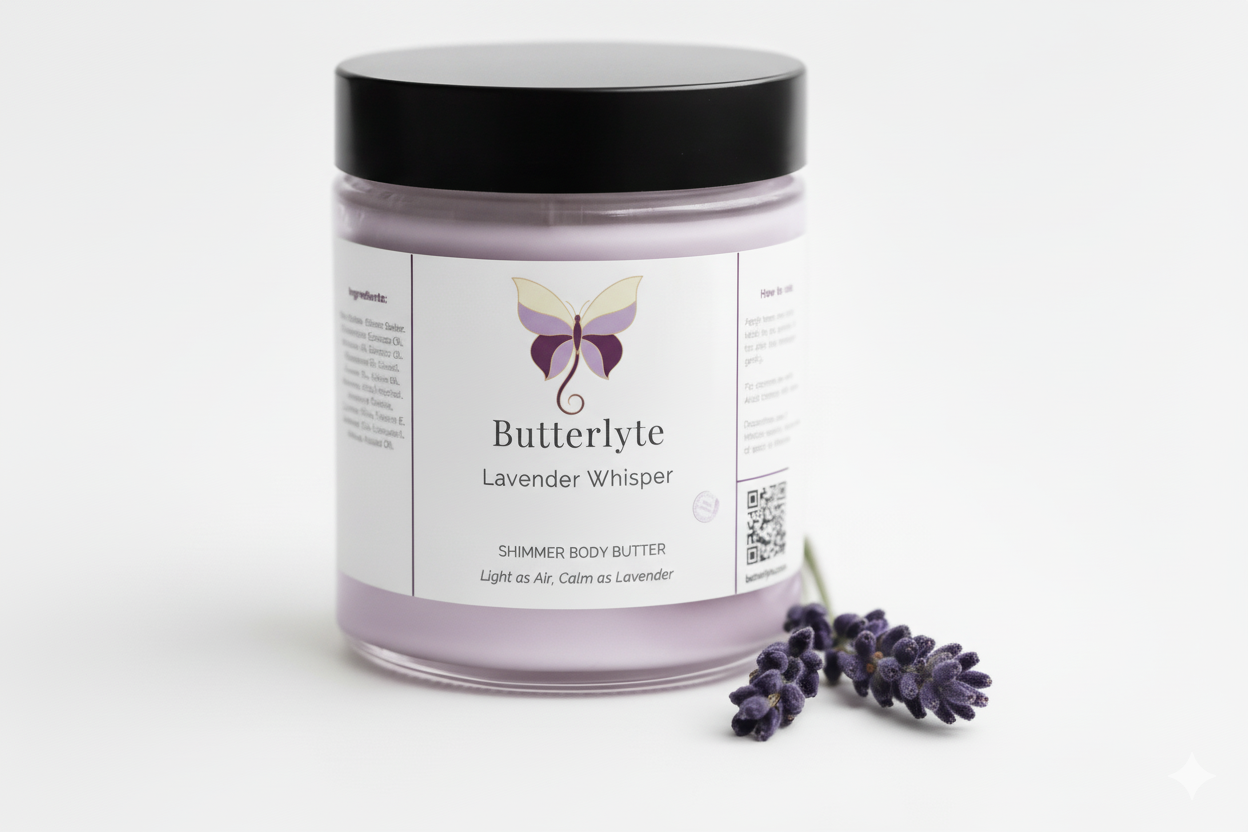 Lavender Whisper — Shimmer Body Butter (4 oz)